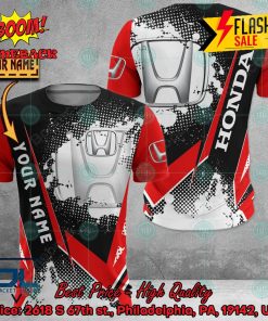 Honda Personalized Name 3D Hoodie And Shirts