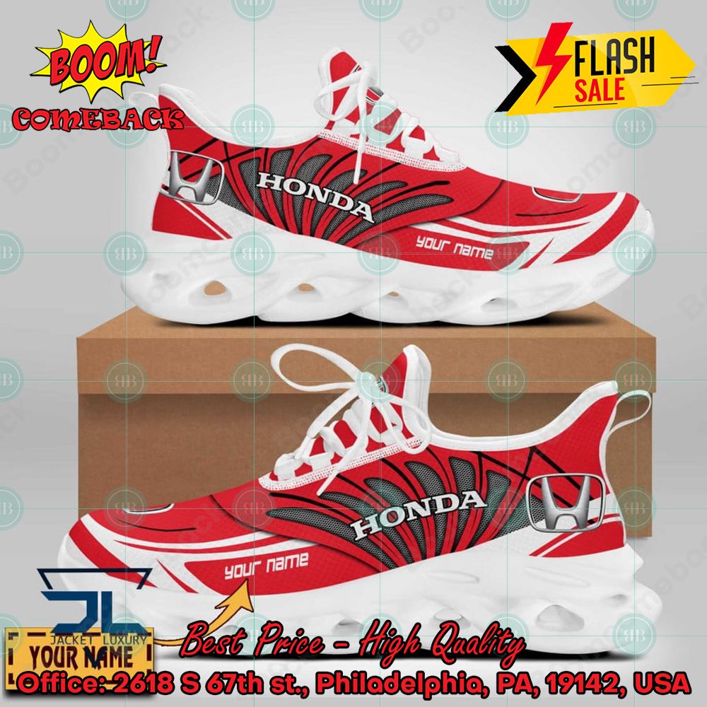 Honda Personalized Name Max Soul Shoes