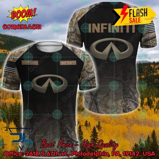 Infiniti Military Custome Personalized Name And Flag 3D Hoodie And Shirts