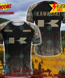 Kawasaki Military Custome Personalized Name And Flag 3D Hoodie And Shirts