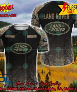 Land Rover Military Custome Personalized Name And Flag 3D Hoodie And Shirts