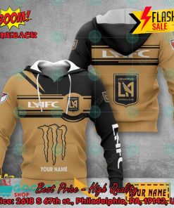 Los Angeles Football Club Monster Energy Personalized Name 3D Hoodie And Shirts