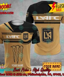 Los Angeles Football Club Monster Energy Personalized Name 3D Hoodie And Shirts