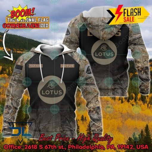 Lotus Cars Military Custome Personalized Name And Flag 3D Hoodie And Shirts