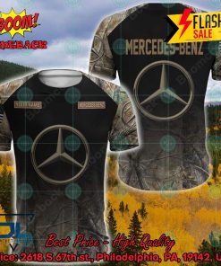 Mercedes-Benz Military Custome Personalized Name And Flag 3D Hoodie And Shirts