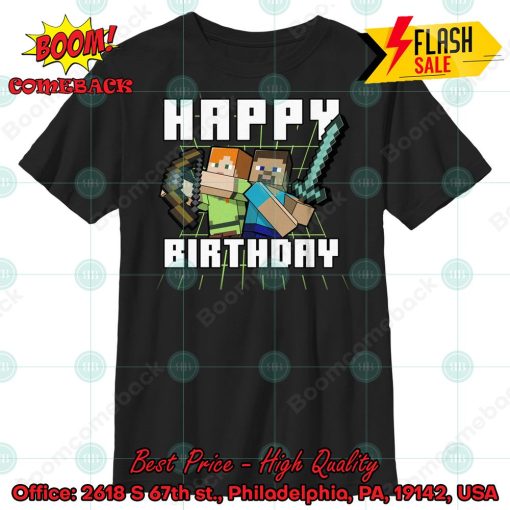 Minecraft Birthday Shirt