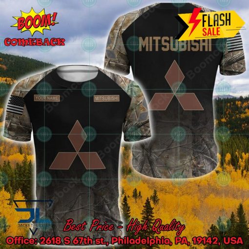 Mitsubishi Military Custome Personalized Name And Flag 3D Hoodie And Shirts