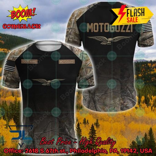 Motor Guzzi Military Custome Personalized Name And Flag 3D Hoodie And Shirts