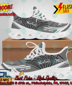Norton Motorcycle Personalized Name Max Soul Shoes