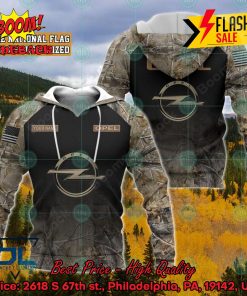 Opel Military Custome Personalized Name And Flag 3D Hoodie And Shirts