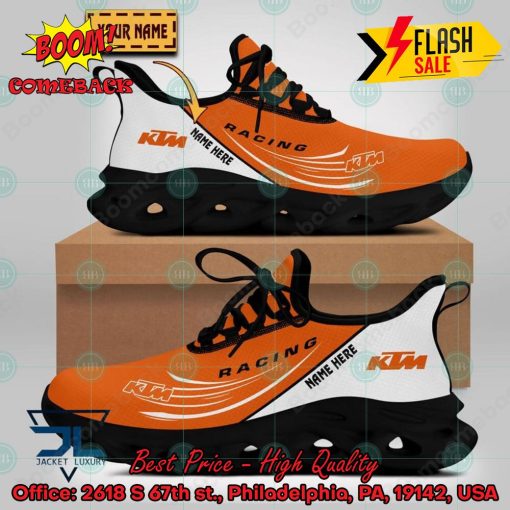 Personalized Name KTM Racing Style 1 Max Soul Shoes
