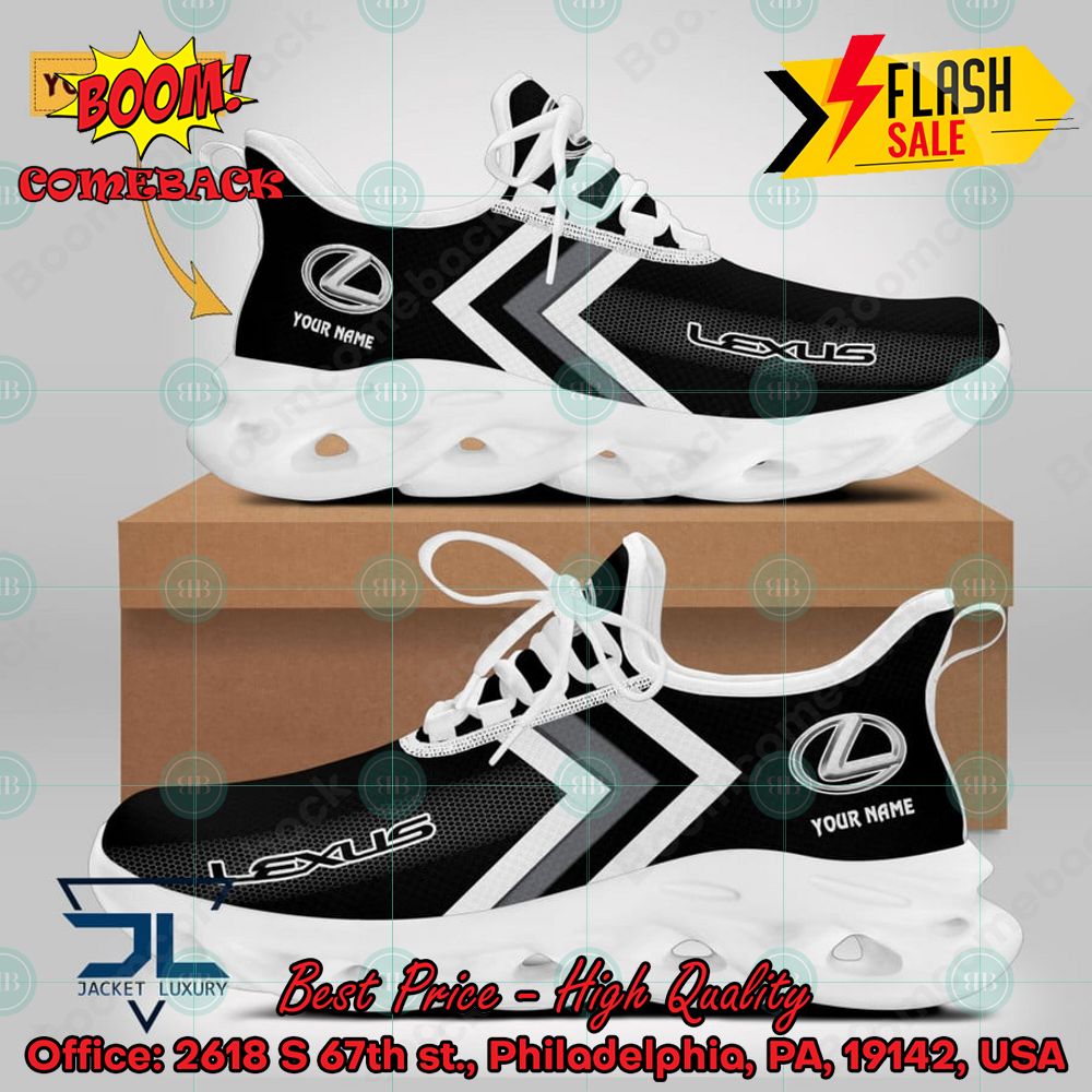 Personalized Name Lexus Style 1 Max Soul Shoes