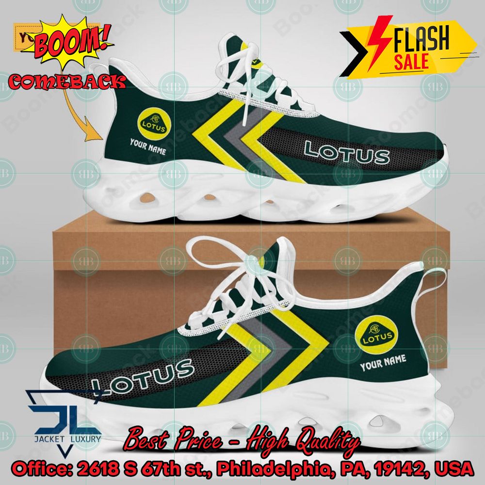 Personalized Name Lotus Cars Style 2 Max Soul Shoes