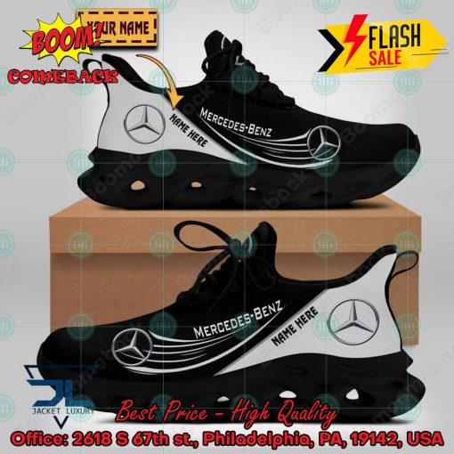 Personalized Name Mercedes-Benz Style 1 Max Soul Shoes