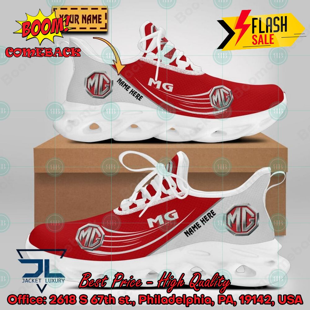 Personalized Name MG Cars Style 1 Max Soul Shoes
