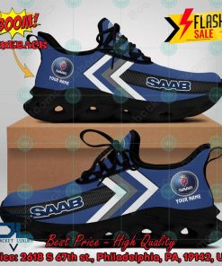 Personalized Name SAAB Automobile Style 2 Max Soul Shoes