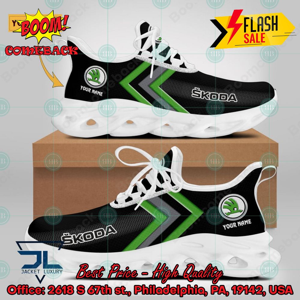 Personalized Name Skoda Style 2 Max Soul Shoes