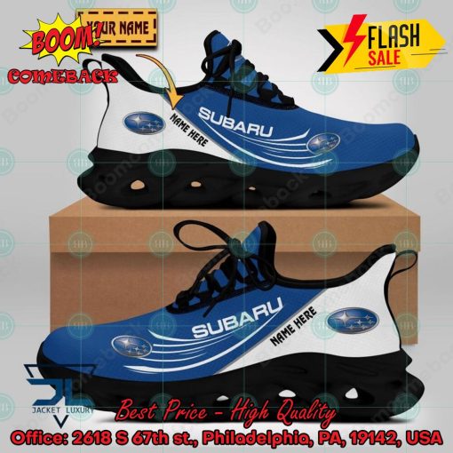 Personalized Name Subaru Style 1 Max Soul Shoes