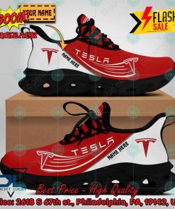 Personalized Name Tesla Style 1 Max Soul Shoes
