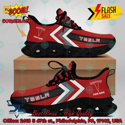 Personalized Name Tesla Style 2 Max Soul Shoes