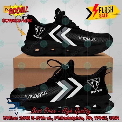 Personalized Name Triumph Motorcycles Style 2 Max Soul Shoes