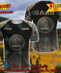SAAB Automobile Military Custome Personalized Name And Flag 3D Hoodie And Shirts