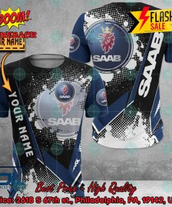 SAAB Automobile Personalized Name 3D Hoodie And Shirts