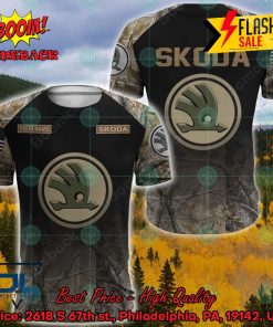 Skoda Military Custome Personalized Name And Flag 3D Hoodie And Shirts