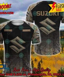 Suzuki Military Custome Personalized Name And Flag 3D Hoodie And Shirts