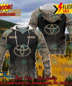 Toyota Military Custome Personalized Name And Flag 3D Hoodie And Shirts