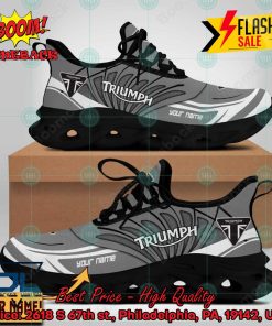 Triumph Motorcycles Personalized Name Max Soul Shoes