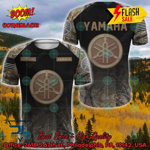 Yamaha Military Custome Personalized Name And Flag 3D Hoodie And Shirts