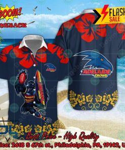 AFL Adelaide Football Club Mascot Surfboard Hawaiian Shirt