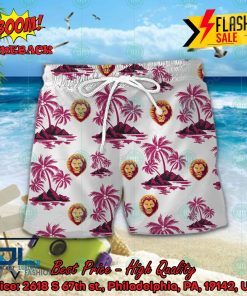 AFL Brisbane Lions Coconut Tree Island Hawaiian Shirt