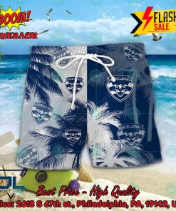 afl geelong football club palm tree hawaiian shirt 2 KYbS3