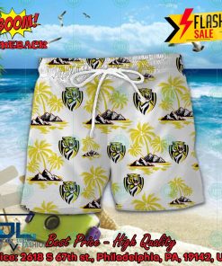 afl richmond football club coconut tree island hawaiian shirt 2 VFcyA