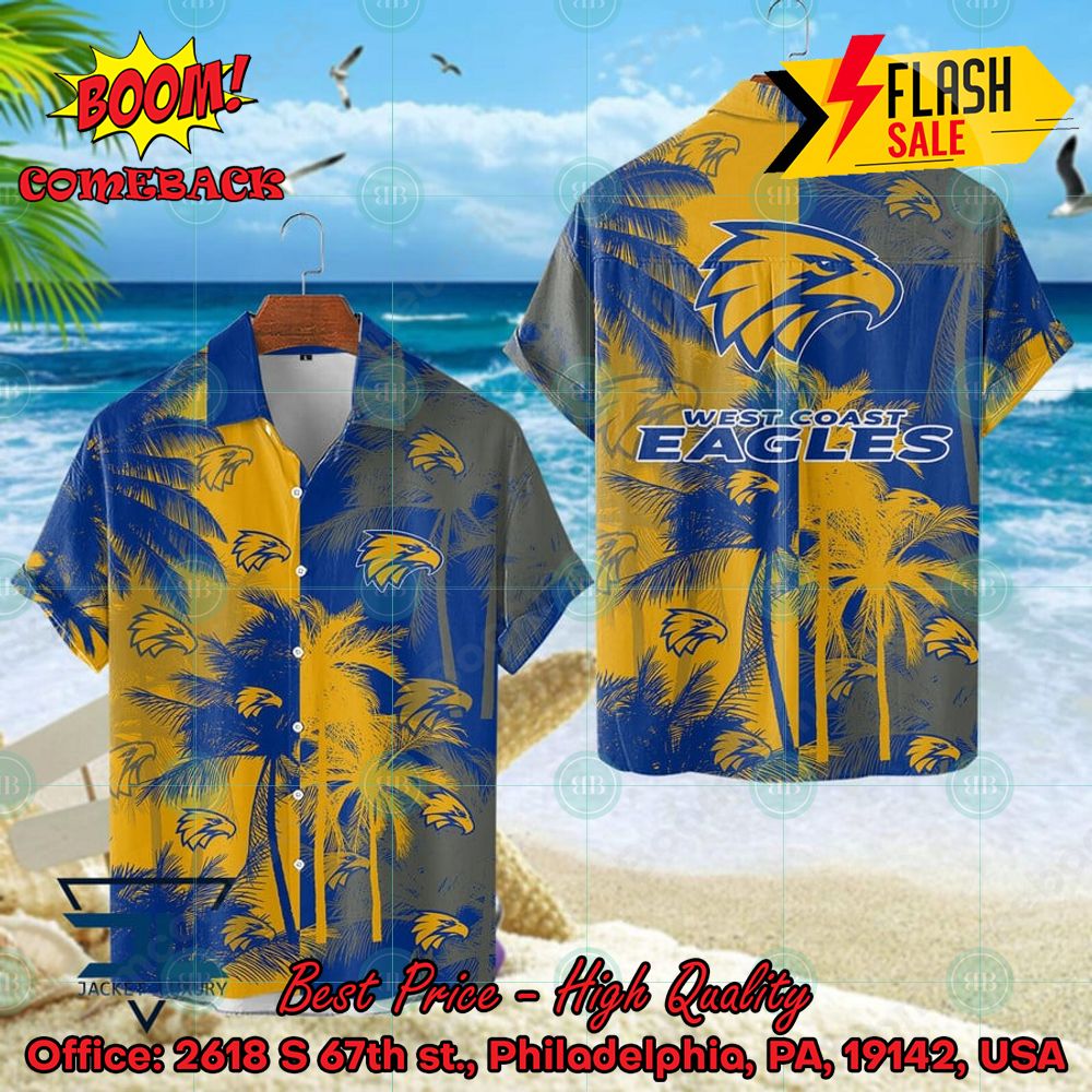 afl west coast eagles palm tree hawaiian shirt 1 sNMNc