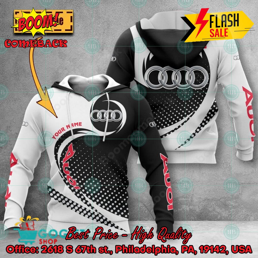 Audi Personalized Name 3D Hoodie Apparel