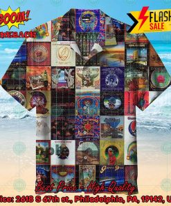 Grateful Dead Rock Band Albums Hawaiian Shirt