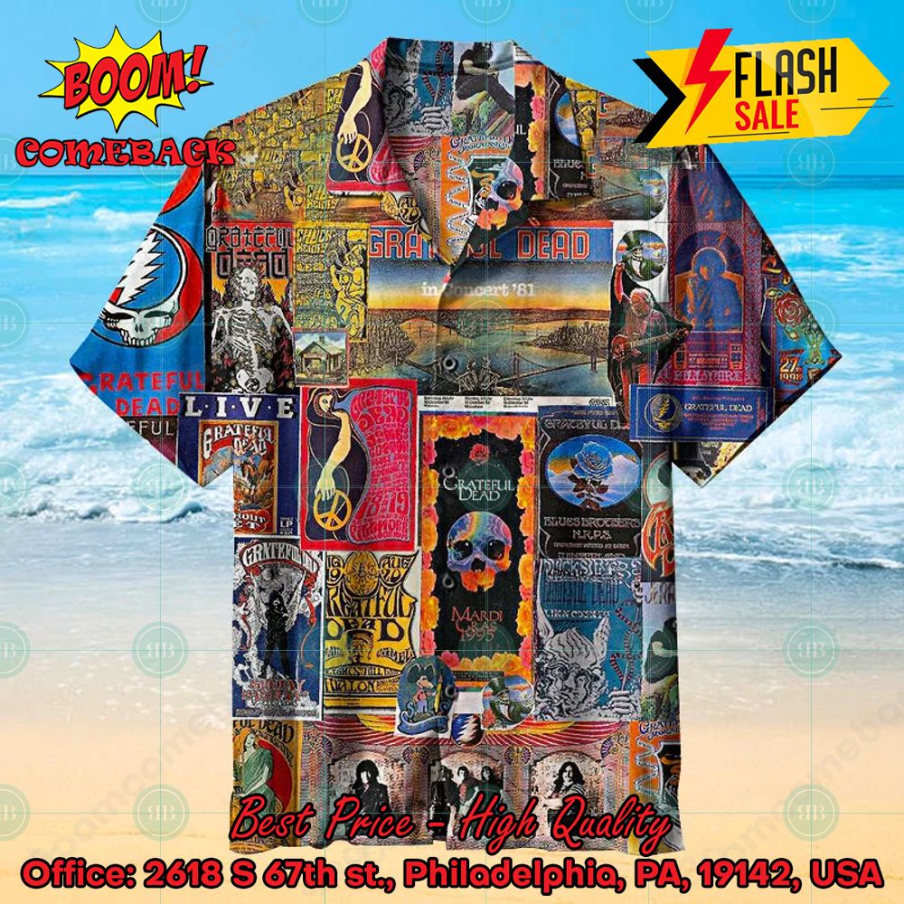 Grateful Dead Rock Band Hawaiian Shirt