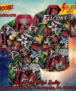 NFL Atlanta Falcons Flower Aloha Hawaiian Shirt