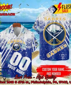 NHL Buffalo Sabres Personalized Name And Number Hawaiian Shirt