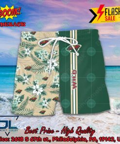 nhl minnesota wild floral personalized name hawaiian shirt 2 YllwL