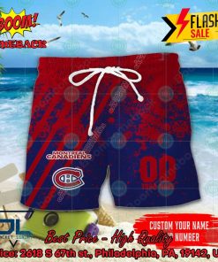 nhl montreal canadiens personalized name and number hawaiian shirt 2 8N5k3