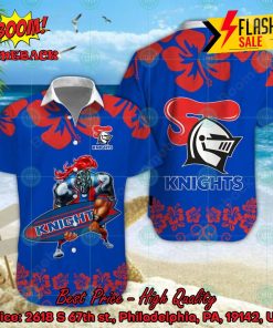 NRL Newcastle Knights Mascot Surfboard Hawaiian Shirt