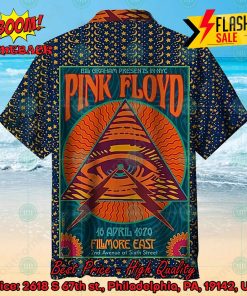 Pink Floyd Rock Band Concert NYC Fillmore East 1970 Hawaiian Shirt
