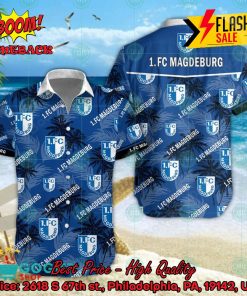 1. FC Magdeburg Coconut Tree Tropical Hawaiian Shirt
