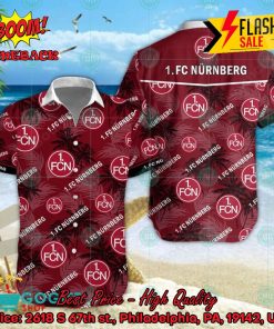 1. FC Nurnberg Coconut Tree Tropical Hawaiian Shirt