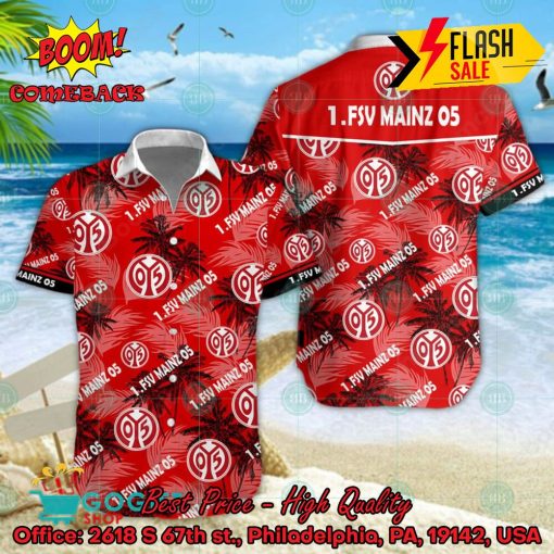 1. FSV Mainz 05 Coconut Tree Tropical Hawaiian Shirt