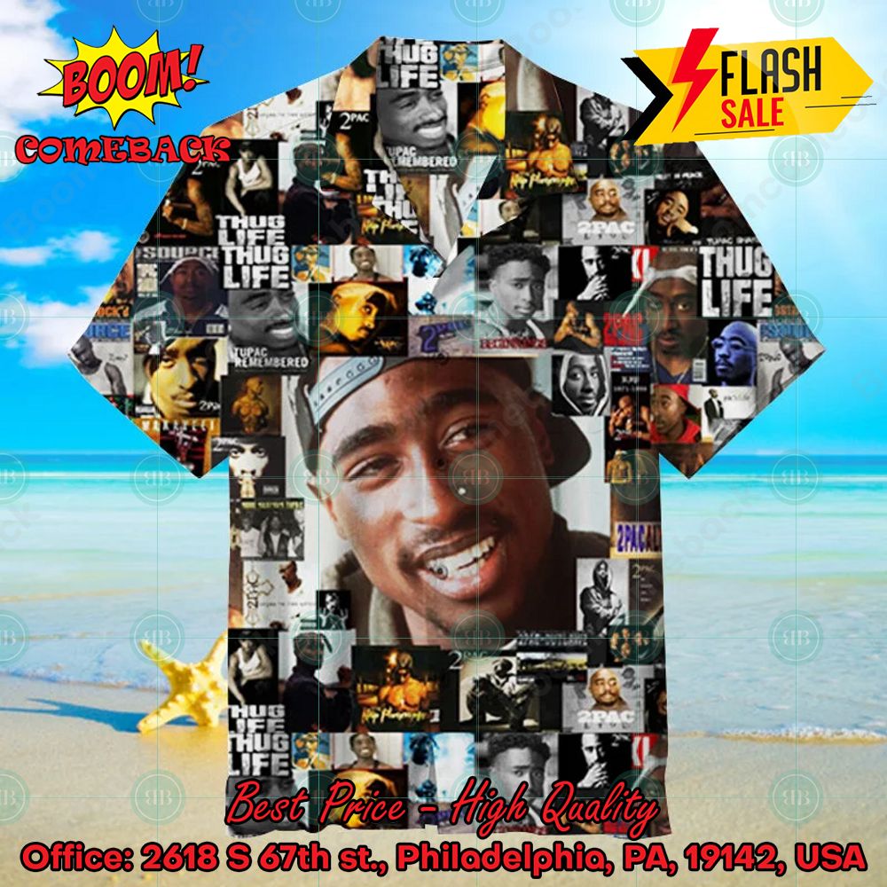 2Pac Collage Hawaiian Shirt
